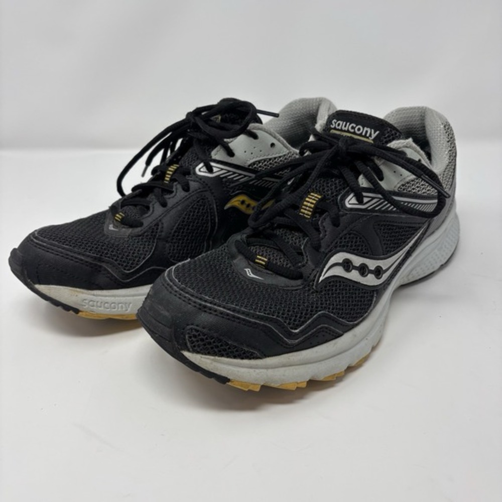 Saucony Cohesion 10 Black Running Shoes Sneakers Mens Size 10.5 Walking Athletic